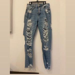 AE Ripped Mom Jeans
